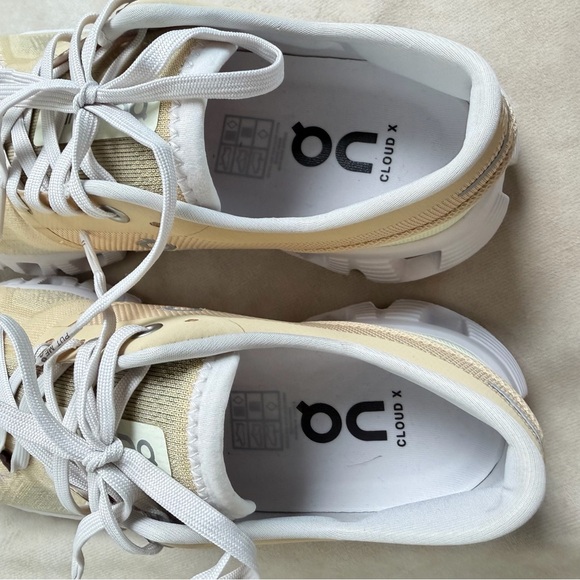 On Running Cloud X 3 Women’s 7.5 Savannah Frost Training Shoes w/ Box - Picture 10 of 16